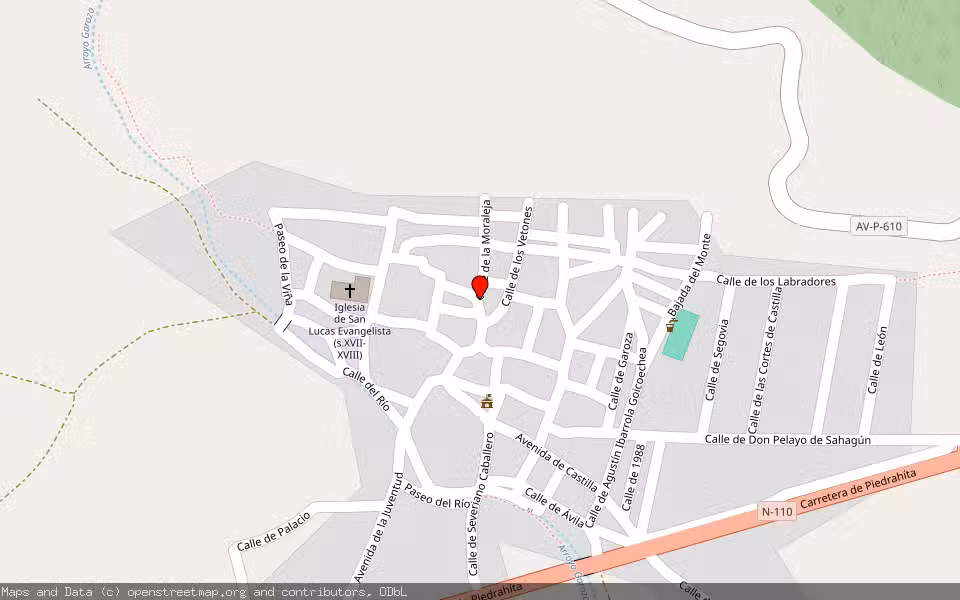 Mapa de Subasta Inmueble (Vivienda) en Avila, Ávila