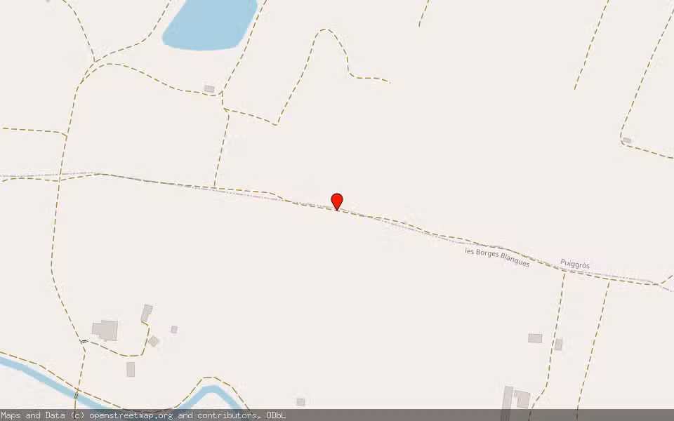 Mapa de Subasta Inmueble (Finca rústica) en Puig-gros, Lleida
