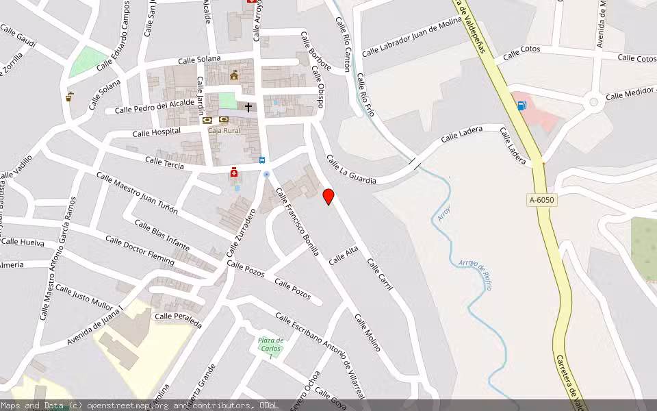 Mapa de Subasta Inmueble (Vivienda) en Jaen, Jaén