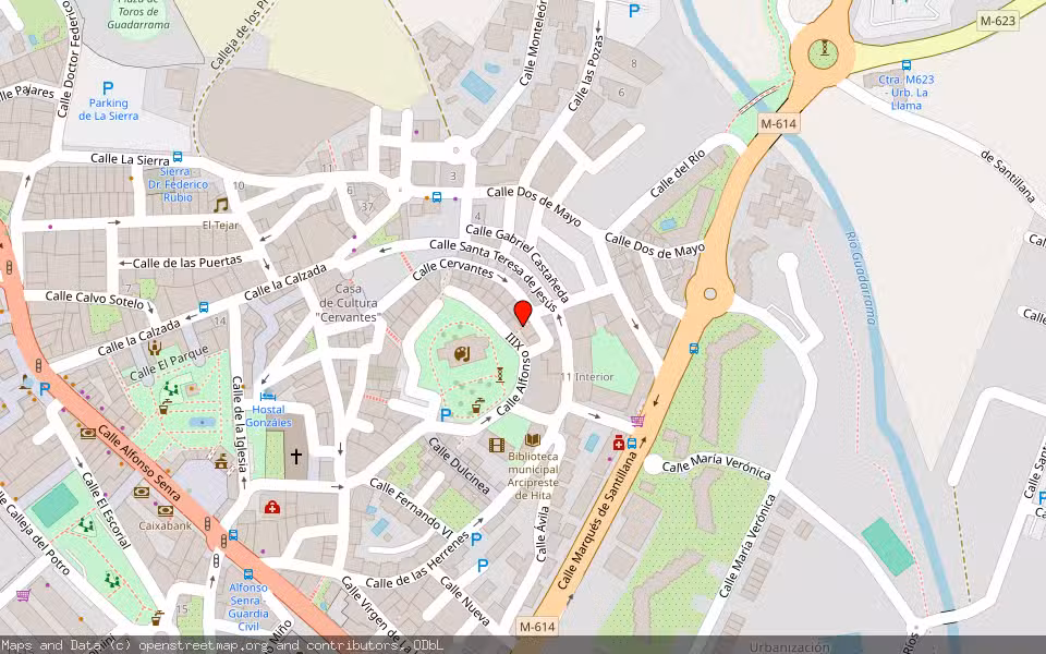 Mapa de Subasta Inmueble (Vivienda) en Guadarrama, Madrid