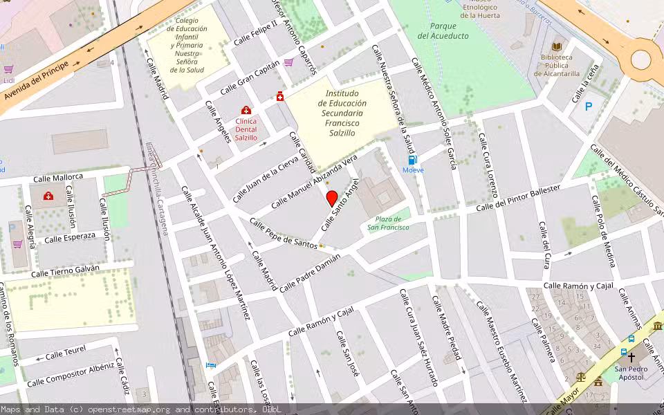 Mapa de Subasta Inmueble (Vivienda) en Alcantarilla, Murcia