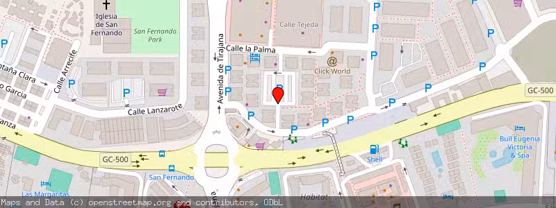 Mapa de Subasta de Inmueble (Vivienda) en San Bartolomé De Tirajana, Las Palmas 