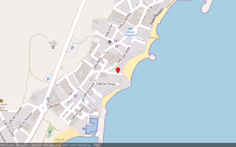Mapa de Subasta Inmueble (Garaje) en Cuevas Del Almanzora, Almería