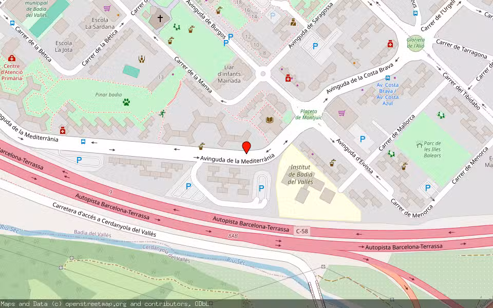 Mapa de Subasta Inmueble (Vivienda) en Badia Del Valles, Barcelona