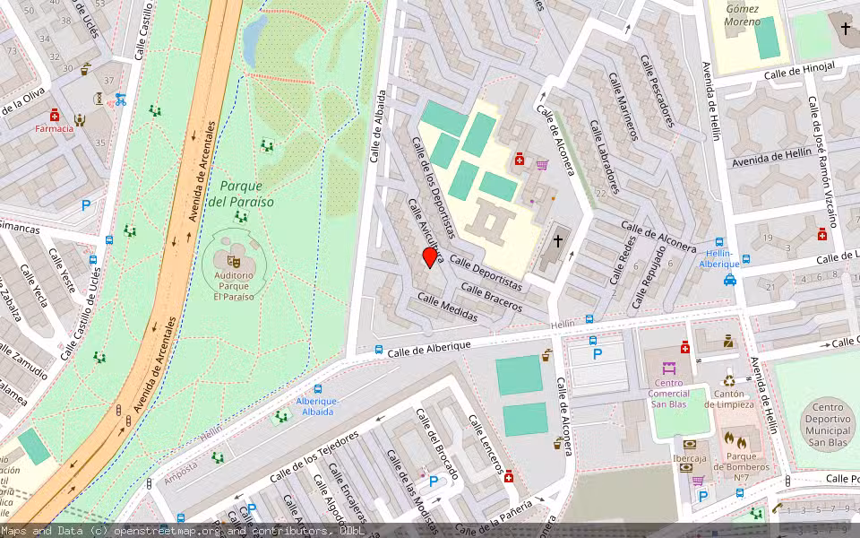 Mapa de Subasta Inmueble (Vivienda) en Madrid