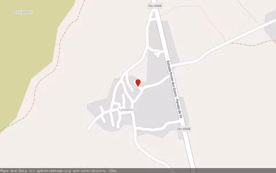 Mapa de Subasta Inmueble (Vivienda) en Nogueira De Ramuin, Ourense