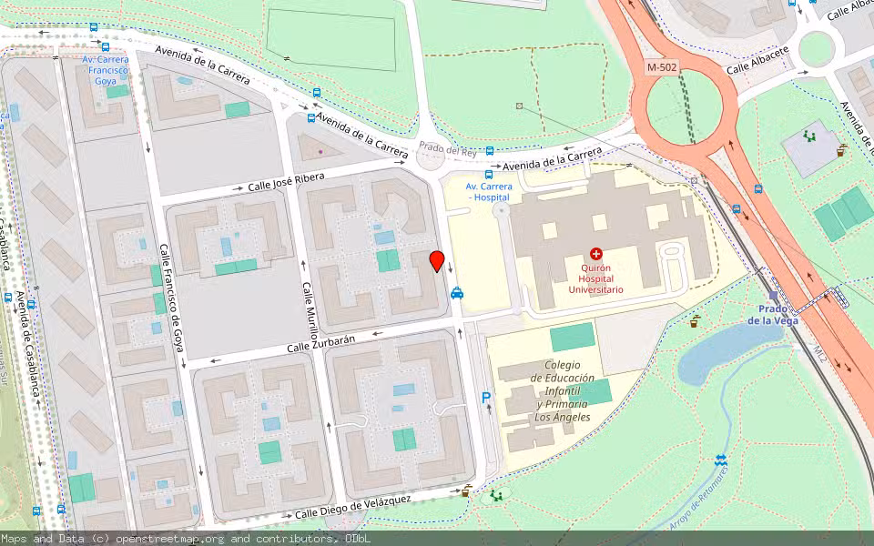 Mapa de Subasta Inmueble (Local comercial) en Pozuelo De Alarcón, Madrid