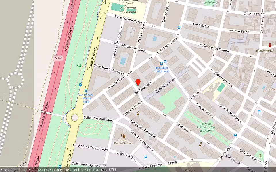 Mapa de Subasta Inmueble (Vivienda) en Parla, Madrid