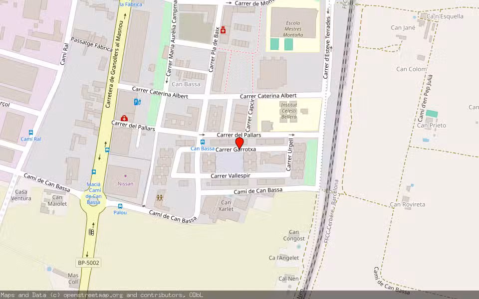 Mapa de Subasta Inmueble (Vivienda) en Granollers, Barcelona