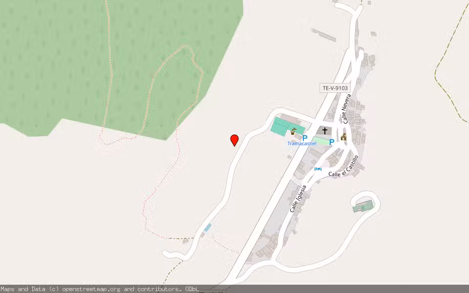 Mapa de Subasta Inmueble (Finca rústica) en Tramacastiel, Teruel