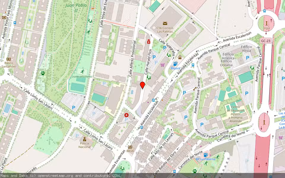 Mapa de Subasta Inmueble (Trastero) en Las Palmas De Gran Canaria, Las Palmas