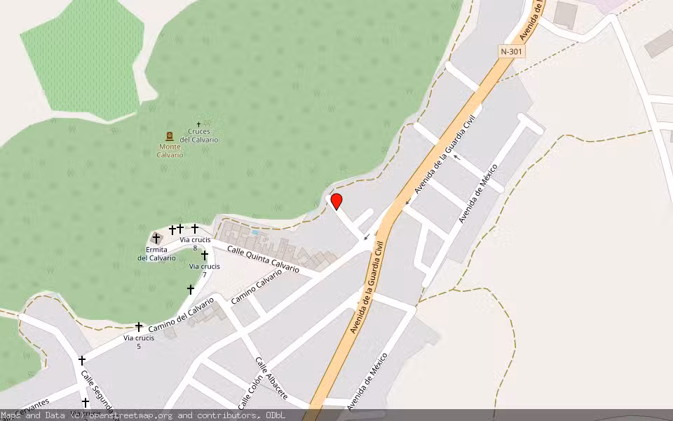 Mapa de Subasta Inmueble (Vivienda) en Tobarra, Albacete