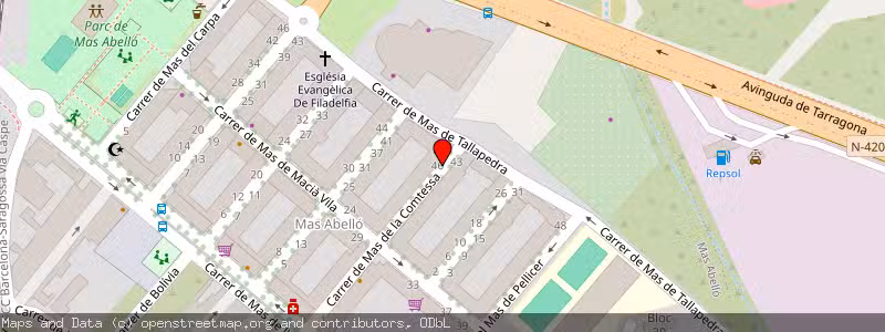 Mapa de Subasta de Inmueble (Otros) en Reus, Tarragona 