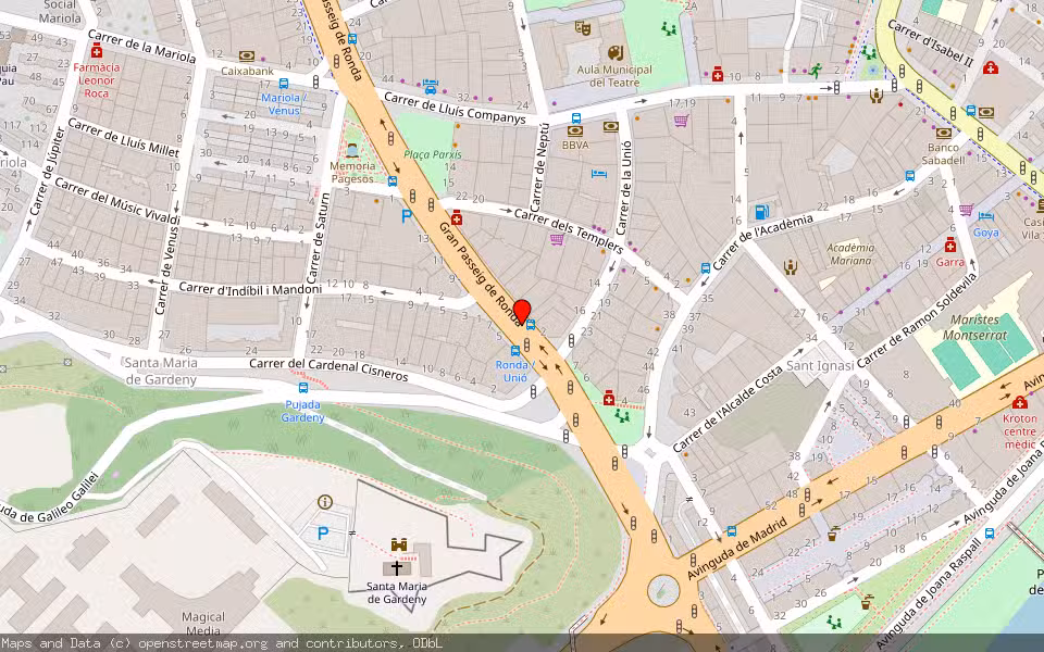Mapa de Subasta Inmueble (Local comercial) en Lleida