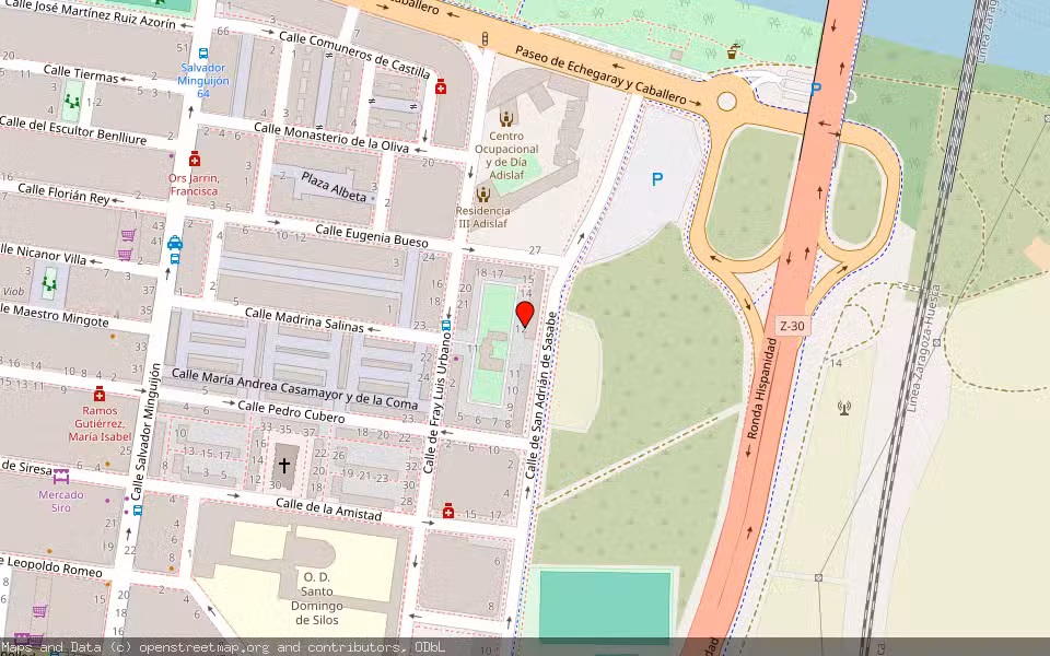 Mapa de Subasta Inmueble (Vivienda) en Zaragoza