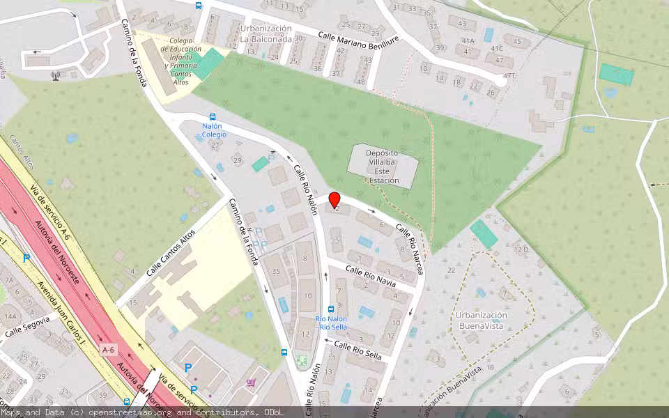 Mapa de Subasta Inmueble (Vivienda) en Collado Villalba, Madrid
