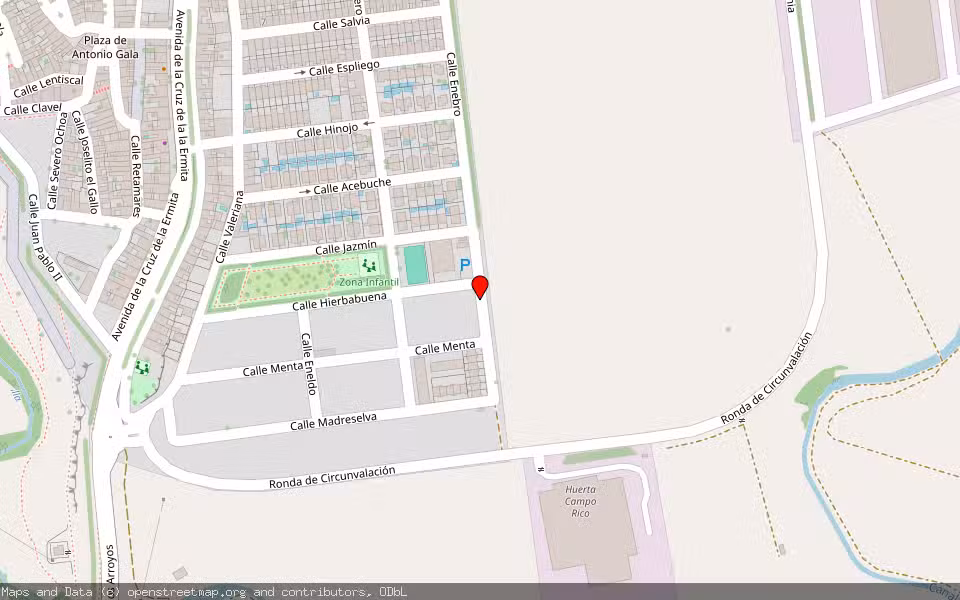 Mapa de Subasta Inmueble (Solar) en Burguillos, Sevilla