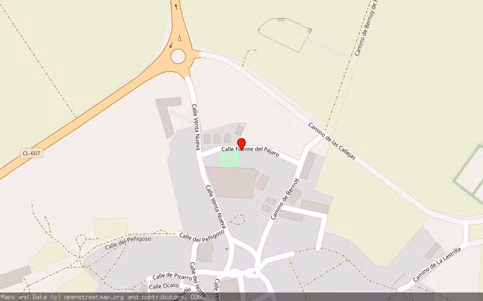 Mapa de Subasta Inmueble (Solar) en Zamarramala, Segovia