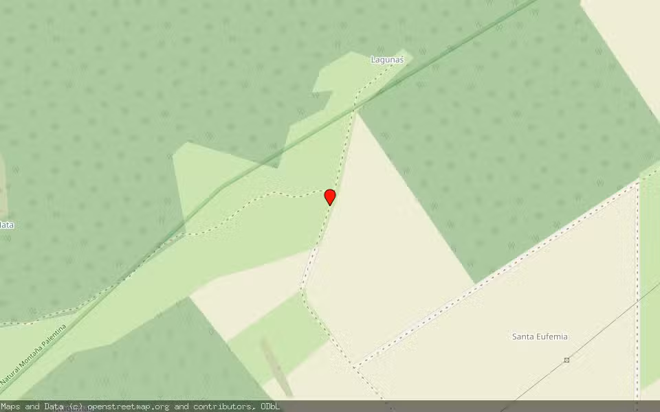 Mapa de Subasta Inmueble (Finca rústica) en Castrejon De La Peña, Palencia