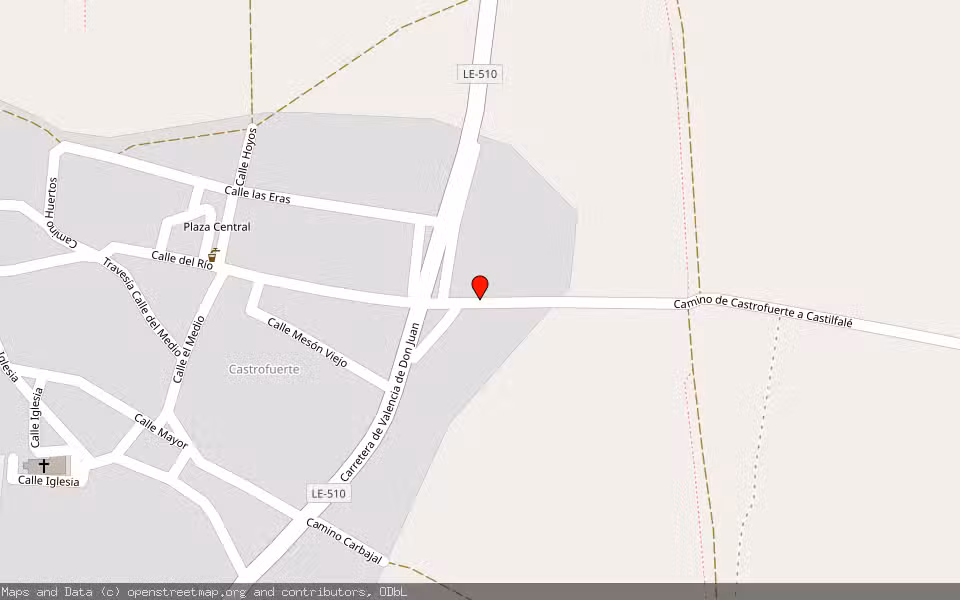 Mapa de Subasta Inmueble (Finca rústica) en Villaornate, León