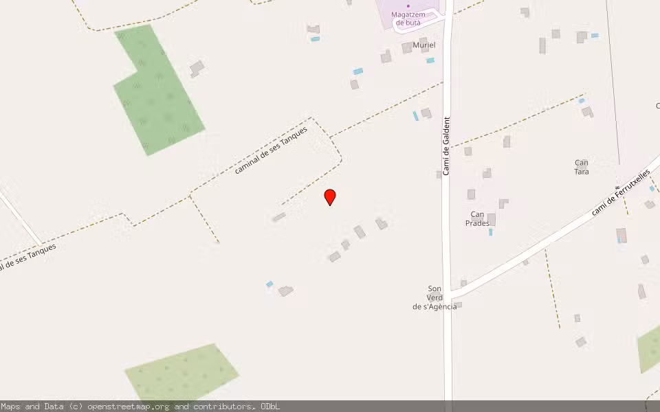 Mapa de Subasta Inmueble (Vivienda) en Llucmajor, Illes Balears