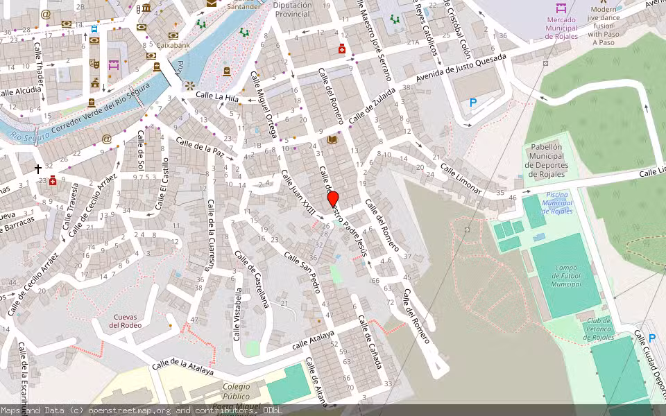 Mapa de Subasta Inmueble (Vivienda) en Rojales, Alicante/Alacant