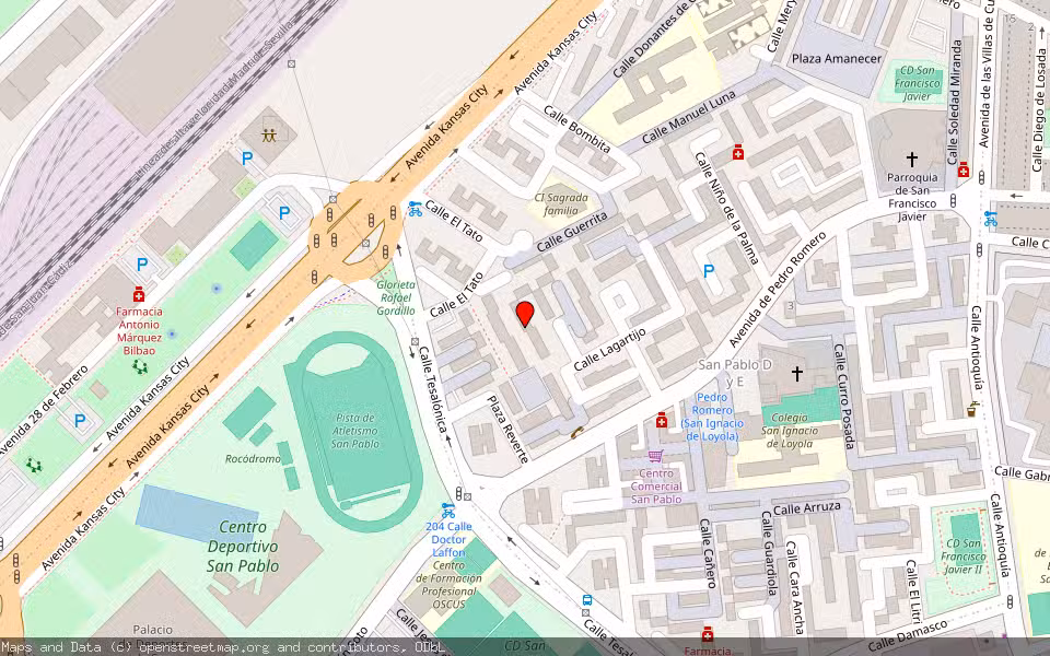 Mapa de Subasta Inmueble (Vivienda) en Sevilla