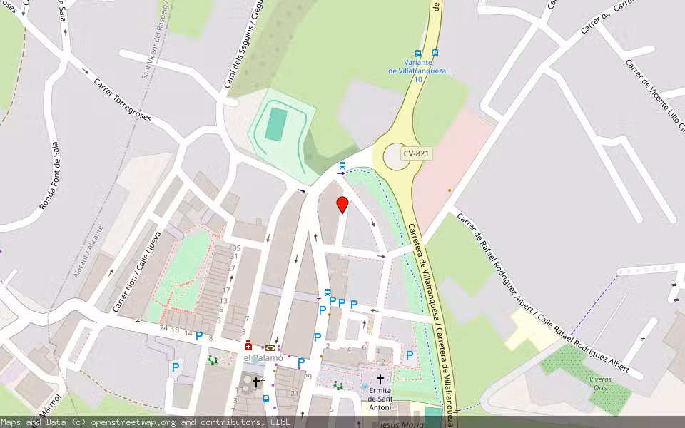Mapa de Subasta Inmueble (Trastero) en Alacant/alicante, Alicante/Alacant