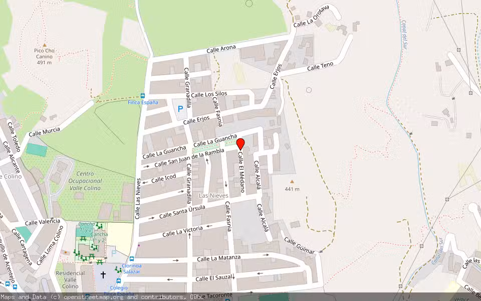 Mapa de Subasta Inmueble (Vivienda) en La Laguna, Santa Cruz de Tenerife