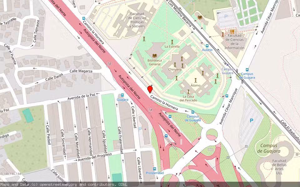 Mapa de Subasta Inmueble (Local comercial) en San Cristobal De La Laguna, Santa Cruz de Tenerife