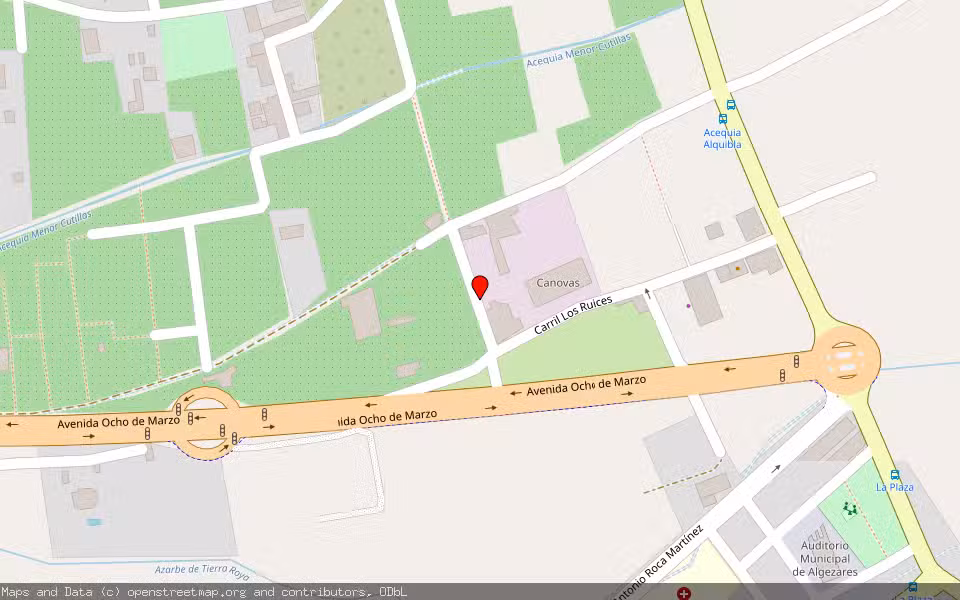 Mapa de Subasta Inmueble (Nave industrial) en Murcia