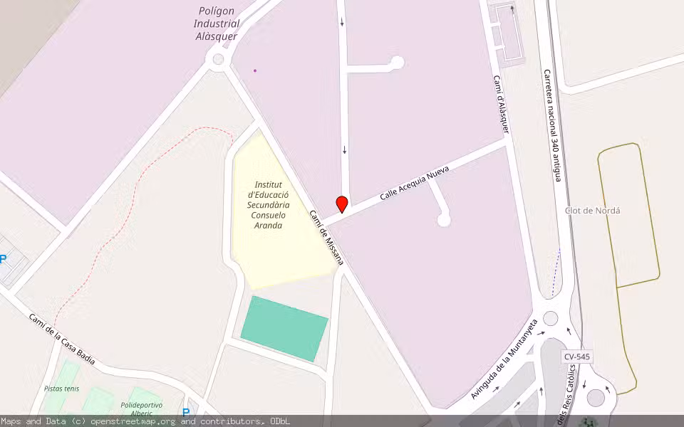 Mapa de Subasta Inmueble (Nave industrial) en Pedro Abad, Córdoba
