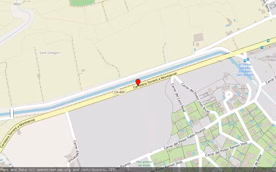 Mapa de Subasta Inmueble (Solar) en Torrent, Valencia/València