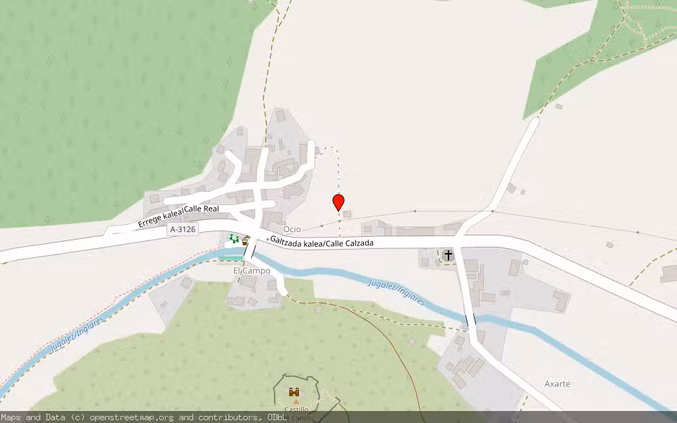 Mapa de Subasta Inmueble (Vivienda) en Ocio, Araba/Álava