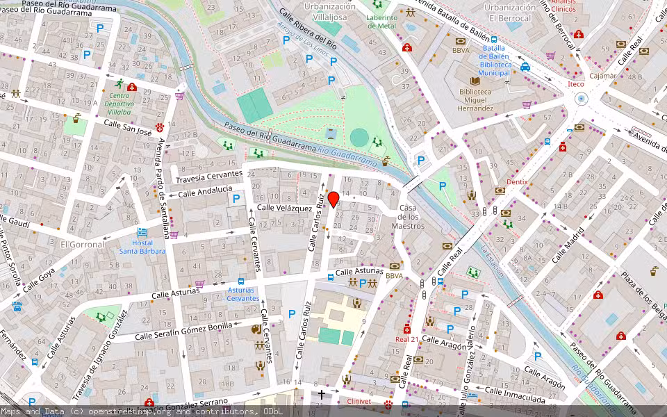 Mapa de Subasta Inmueble (Vivienda) en Collado Villalba, Madrid
