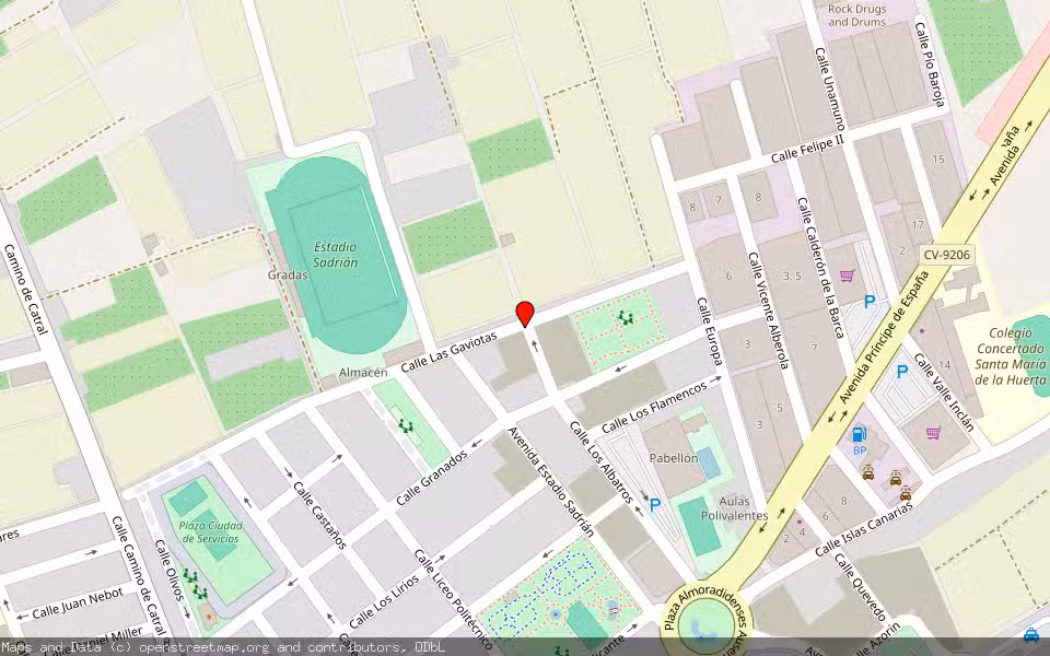 Mapa de Subasta Inmueble (Vivienda) en Almoradi, Alicante/Alacant