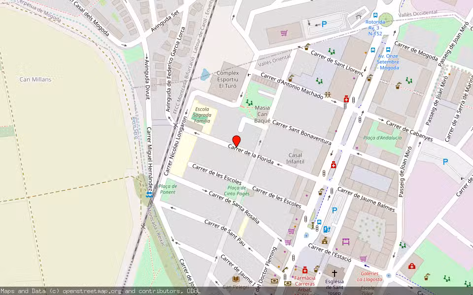 Mapa de Subasta Inmueble (Trastero) en La Llagosta, Barcelona