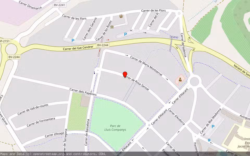 Mapa de Subasta Inmueble (Vivienda) en Sant Sadurni D'anoia, Barcelona