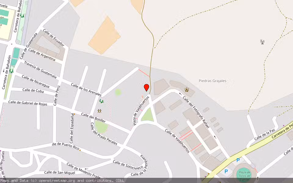 Mapa de Subasta Inmueble (Vivienda) en Cuellar, Segovia