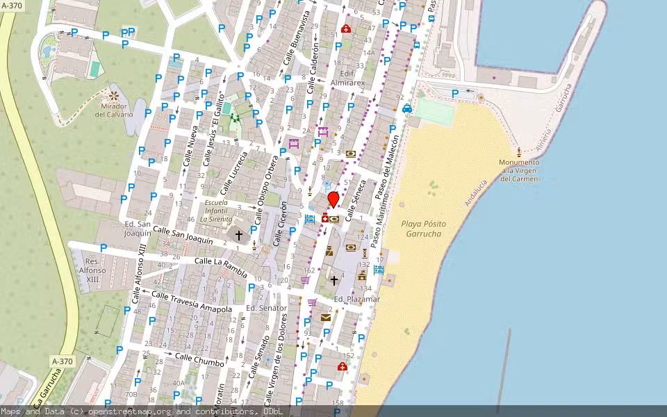 Mapa de Subasta Inmueble (Local comercial) en Garrucha, Almería
