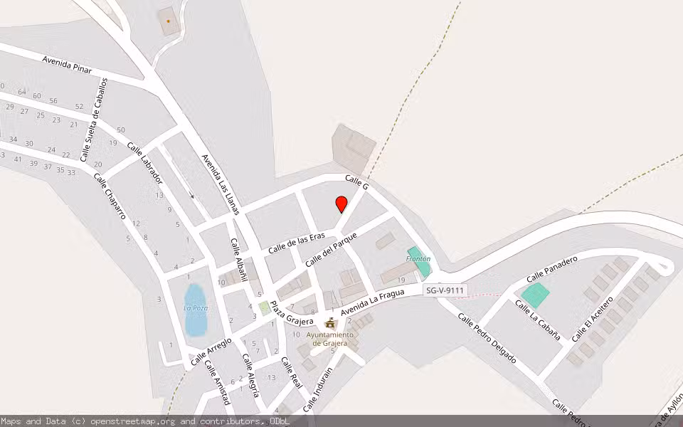 Mapa de Subasta Inmueble (Otros) en Grajera, Segovia