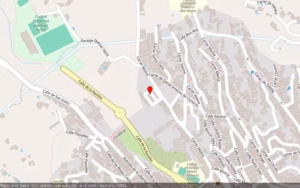 Mapa de Subasta Inmueble (Vivienda) en Crevillente, Alicante/Alacant