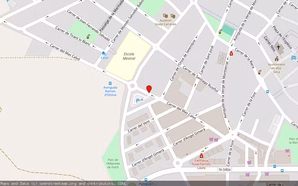 Mapa de Subasta Inmueble (Vivienda) en Vilaseca, Tarragona