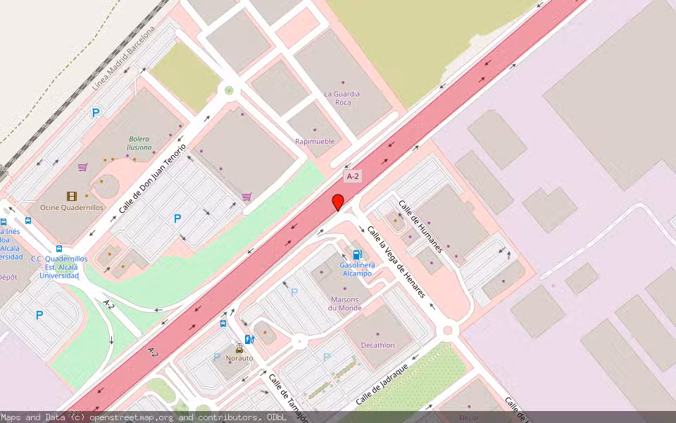 Mapa de Subasta Inmueble (Garaje) en Humanes De Madrid, Madrid