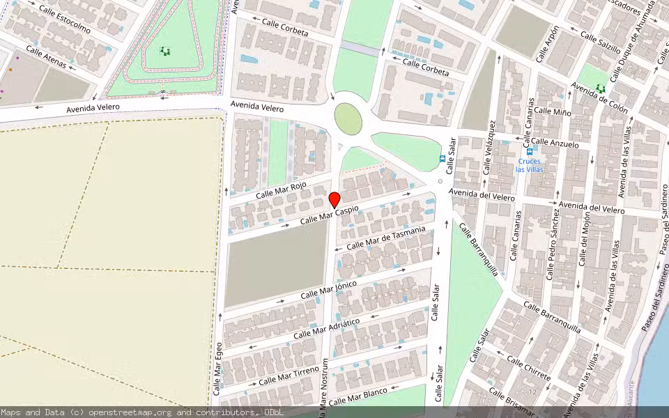 Mapa de Subasta Inmueble (Vivienda) en Pilar De La Horadada, Alicante/Alacant