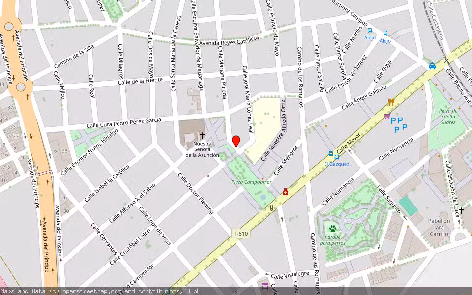 Mapa de Subasta Inmueble (Local comercial) en Alcantarilla, Murcia
