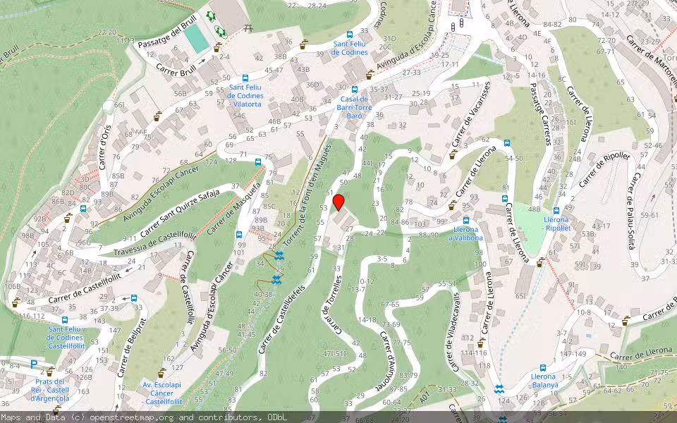 Mapa de Subasta Inmueble (Vivienda) en Barcelona