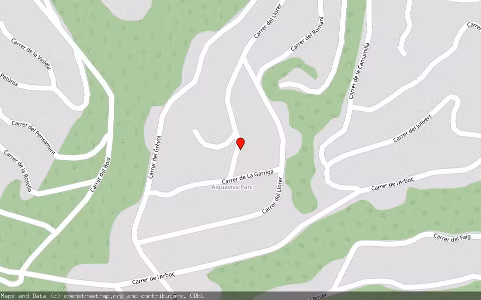Mapa de Subasta Inmueble (Vivienda) en Vidreres, Girona