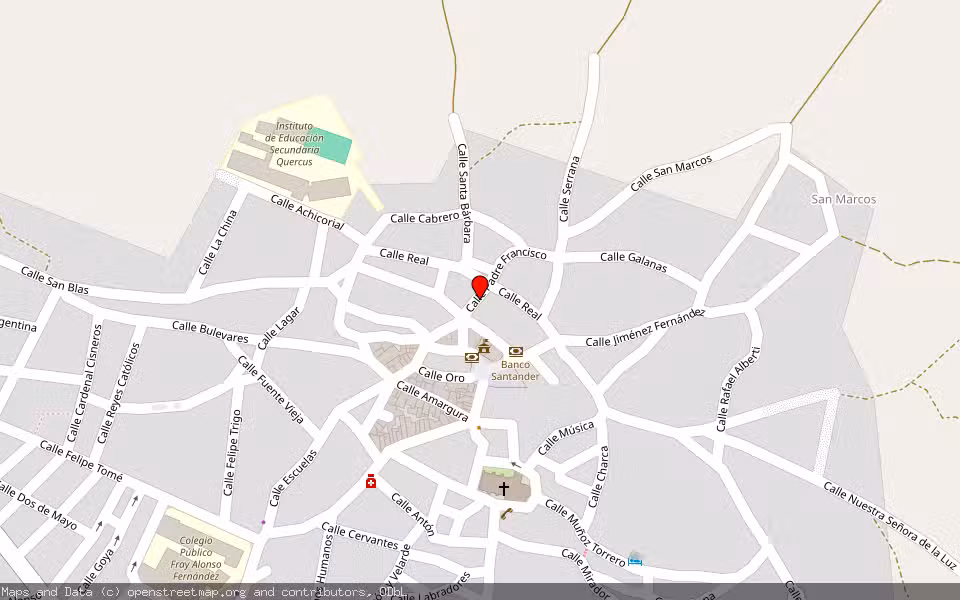 Mapa de Subasta Inmueble (Garaje) en Plasencia, Cáceres