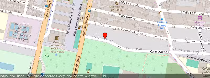 Mapa de Subasta de Inmueble (Vivienda) en Zaragoza, Zaragoza 
